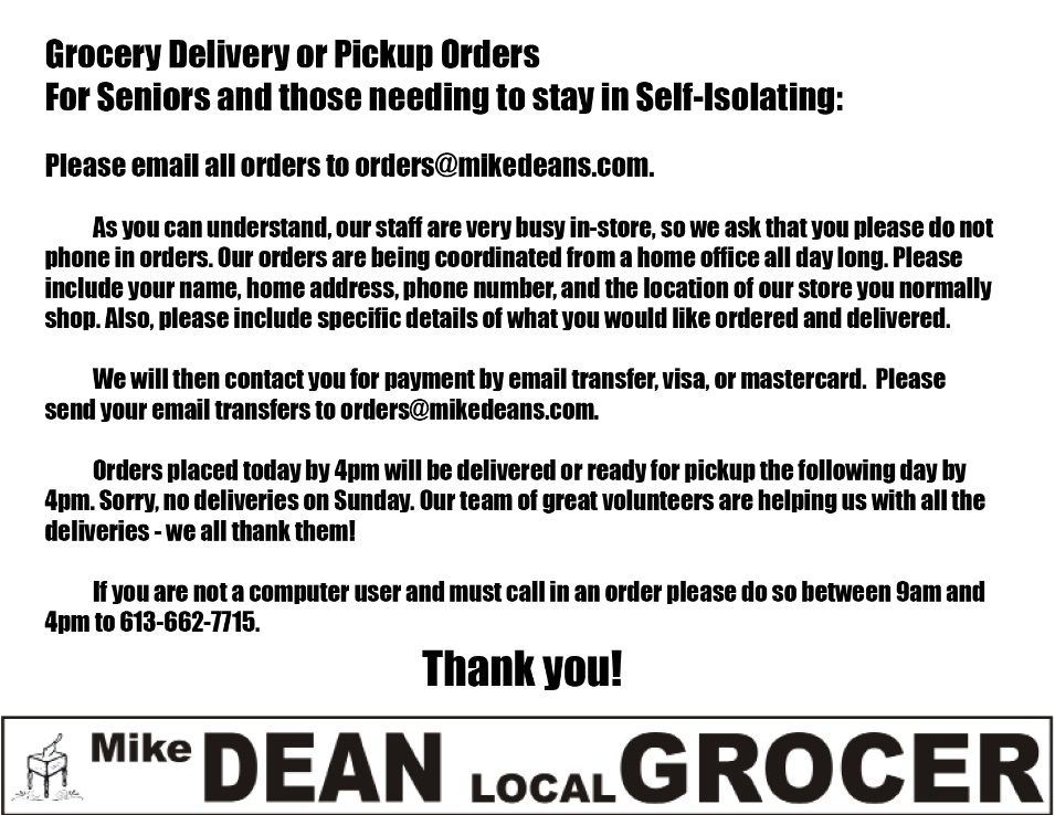 Mike Dean's Super Food Stores Flyer March 27 to April 2