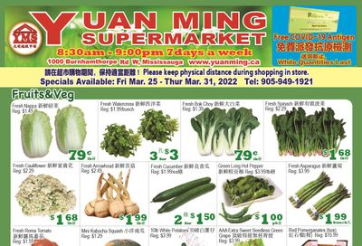 Yuan Ming Supermarket Flyer March 25 to 31