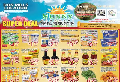 Sunny Foodmart (Don Mills) Flyer March 25 to 31