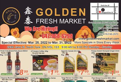 Golden Fresh Market Flyer March 25 to 31