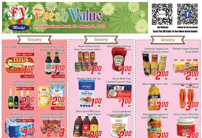 Fresh Value Flyer March 25 to 31