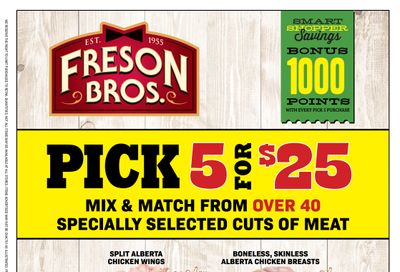 Freson Bros. Flyer March 25 to 31