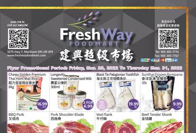 FreshWay Foodmart Flyer March 25 to 31