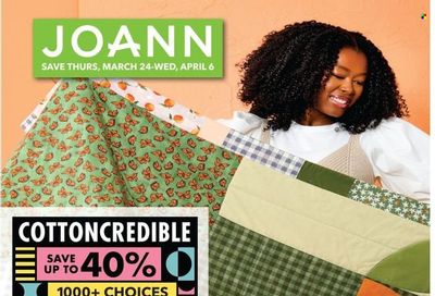 JOANN Weekly Ad Flyer March 24 to March 31
