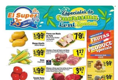 El Super (CA, NM, NV, TX) Weekly Ad Flyer March 24 to March 31