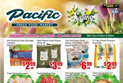Pacific Fresh Food Market (Pickering) Flyer March 25 to 31