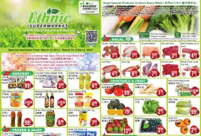 Ethnic Supermarket (Milton) Flyer March 25 to 31