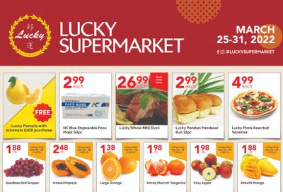 Lucky Supermarket (Surrey) Flyer March 25 to 31