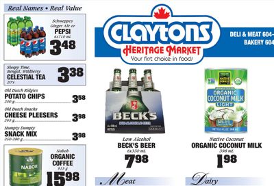 Claytons Heritage Market Flyer March 25 to 31