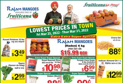 Fruiticana (Chestermere) Flyer March 25 to 31