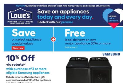 Lowe's Weekly Ad Flyer March 25 to April 1