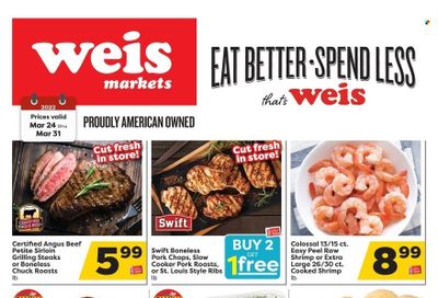 Weis (MD, NY, PA) Weekly Ad Flyer March 25 to April 1