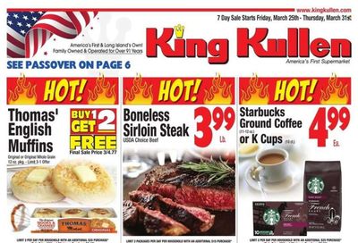 King Kullen (NY) Weekly Ad Flyer March 25 to April 1