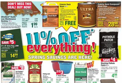 Menards Weekly Ad Flyer March 25 to April 1