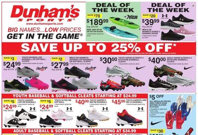 Dunham's Sports Weekly Ad Flyer March 25 to April 1