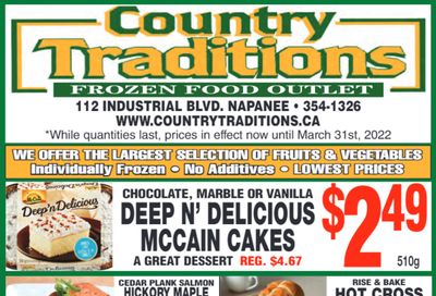 Country Traditions Flyer March 24 to 31