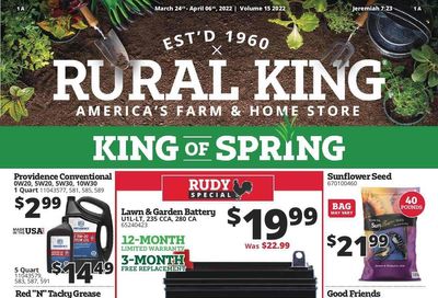 Rural King Weekly Ad Flyer March 25 to April 1