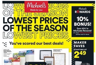 Michaels Weekly Ad Flyer March 25 to April 1