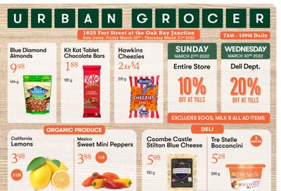 Urban Grocer Flyer March 25 to 31