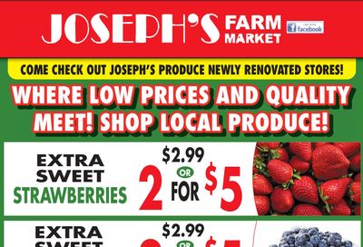 Joseph's Farm Market Flyer March 26 and 27