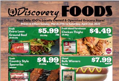 Discovery Foods Flyer March 27 to April 2