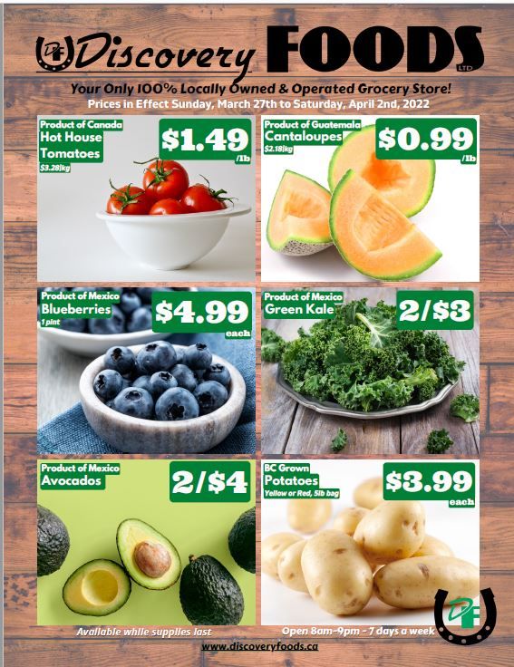 Discovery Foods Flyer March 27 to April 2