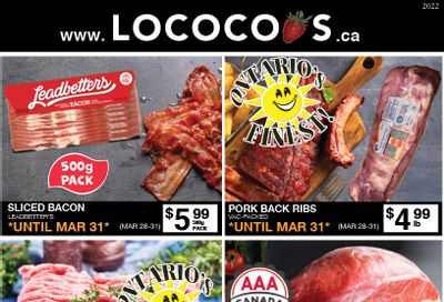 Lococo's Flyer March 28 to 31