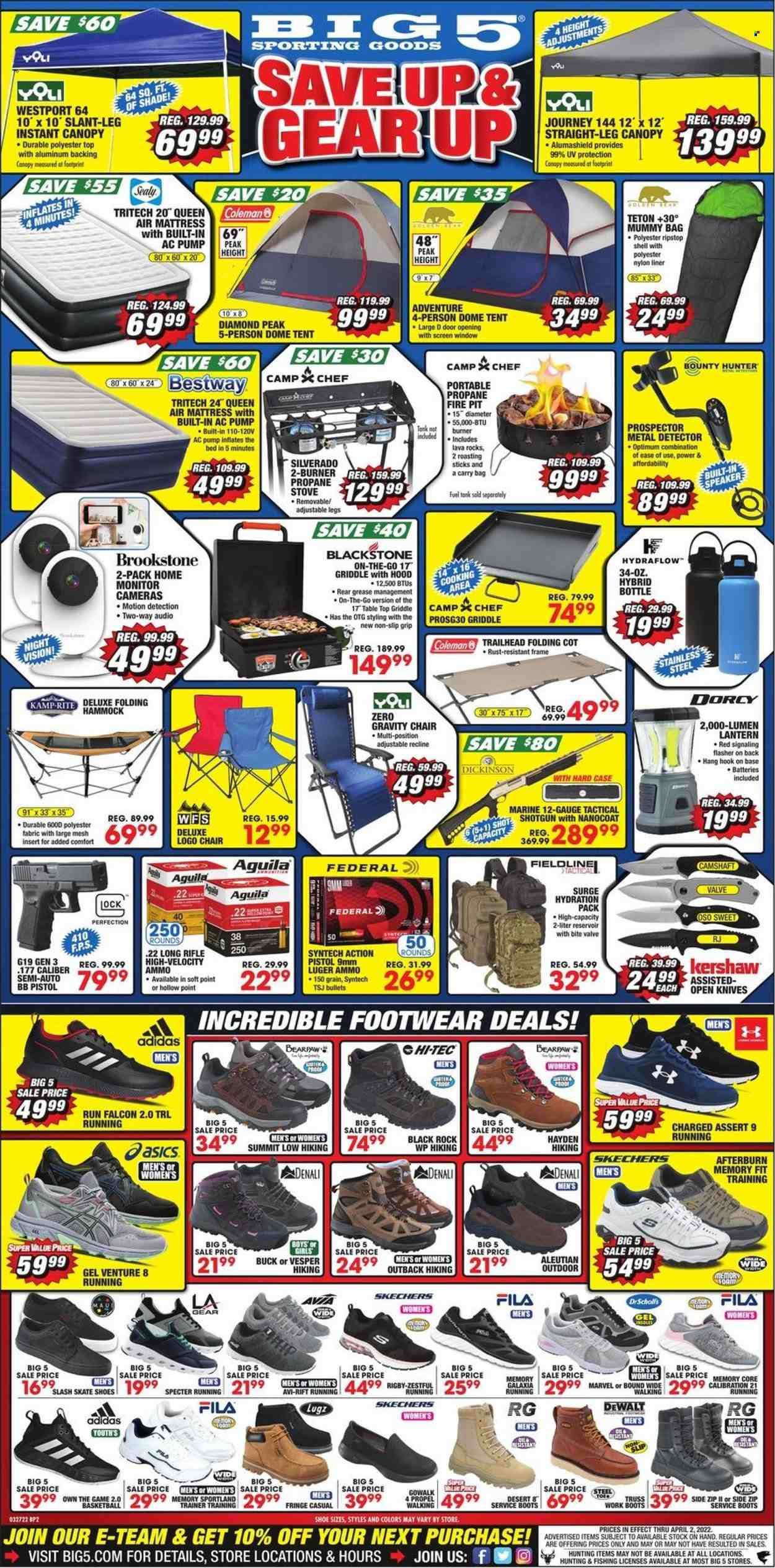 Big 5 (AZ, CA, CO, ID, NM, OR, UT, WA) Weekly Ad Flyer March 28 to April 4