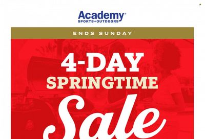 Academy Sports (AL, AR, GA, LA, MO, NC, SC, TN, TX) Weekly Ad Flyer March 28 to April 4