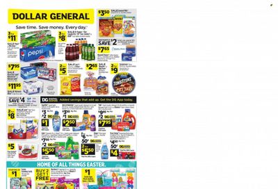 Dollar General (MS) Weekly Ad Flyer March 28 to April 4