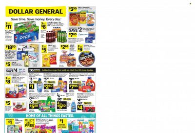 Dollar General (CA, NV) Weekly Ad Flyer March 28 to April 4