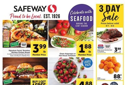 Safeway (AZ, CA, CO, HI, MD, NE, OR, VA, WA) Weekly Ad Flyer March 29 to April 5