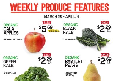 Pomme Natural Market Flyer March 29 to April 4