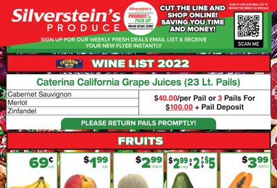 Silverstein's Produce Flyer March 29 to April 2
