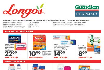 Longo's Pharmacy Flyer March 24 to April 20