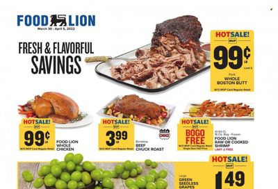 Food Lion (SC) Weekly Ad Flyer March 30 to April 6