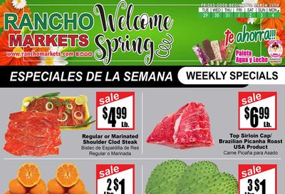 Rancho Markets (UT) Weekly Ad Flyer March 30 to April 6
