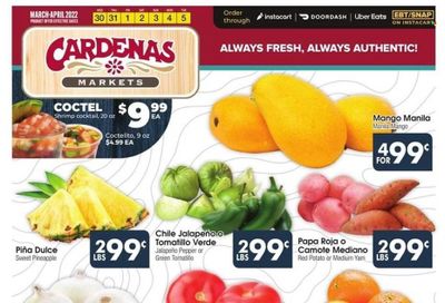 Cardenas (CA, NV) Weekly Ad Flyer March 30 to April 6