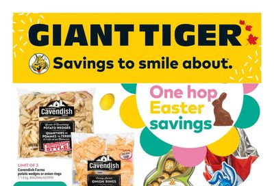 Giant Tiger (Atlantic) Flyer March 30 to April 5