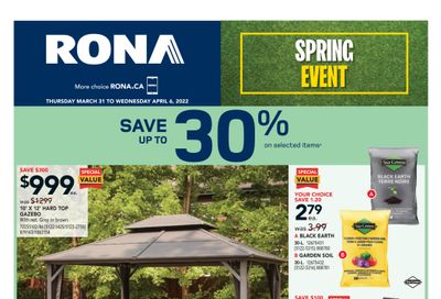 Rona (West) Flyer March 31 to April 6