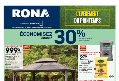 Rona (QC) Flyer March 31 to April 6