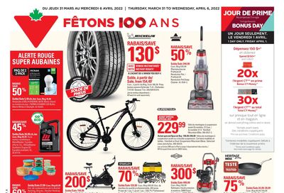 Canadian Tire (QC) Flyer March 31 to April 6