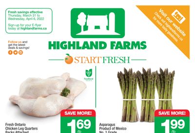 Highland Farms Flyer March 31 to April 6