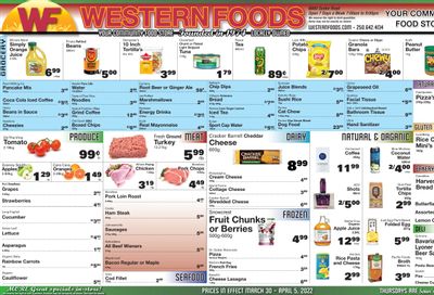 Western Foods Flyer March 30 to April 5
