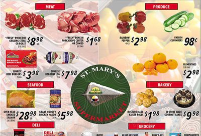 St. Mary's Supermarket Flyer March 30 to April 5