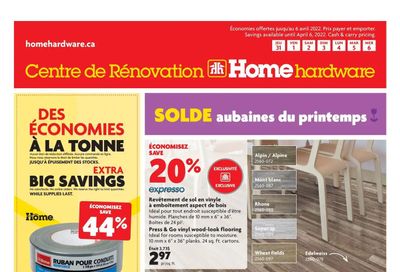 Home Hardware Building Centre (QC) Flyer March 31 to April 6