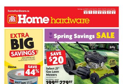 Home Hardware (Atlantic) Flyer March 31 to April 6