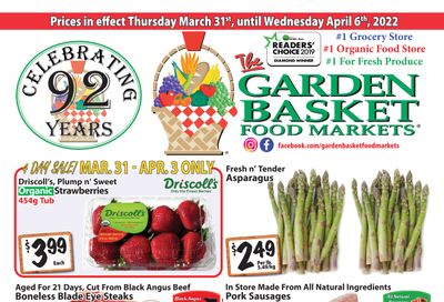 The Garden Basket Flyer March 31 to April 6