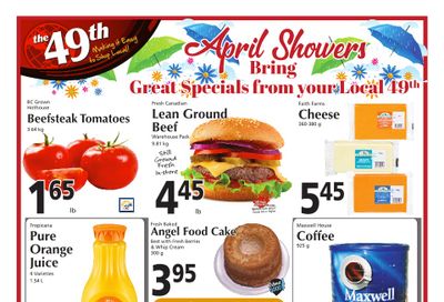 The 49th Parallel Grocery Flyer March 31 to April 6