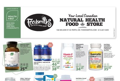 Foodsmiths Health First Flyer April 1 to 16